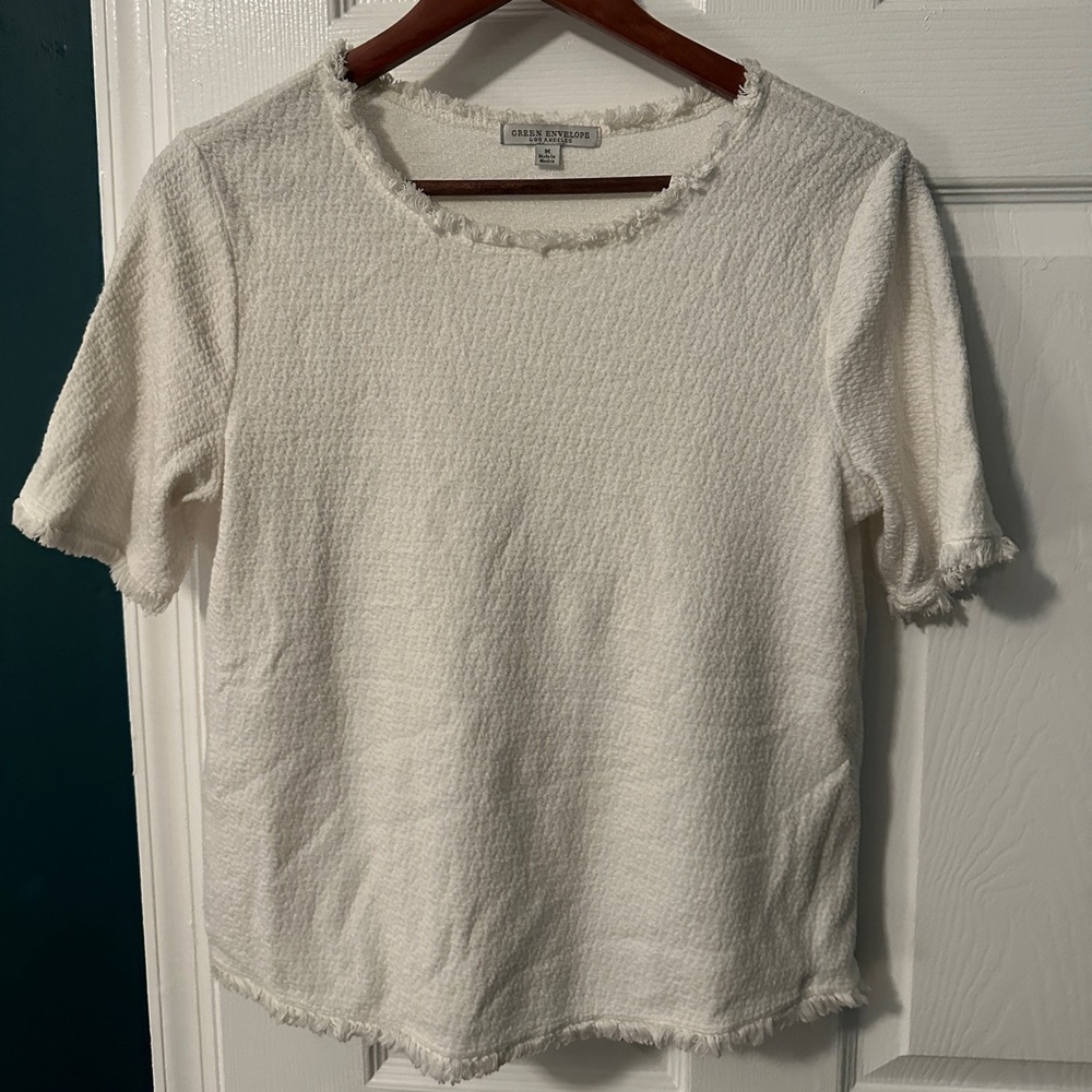 Green Envelope Los Angeles Top, Size M